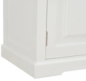 fehér fa TV-szekrény 90 x 30 x 40 cm