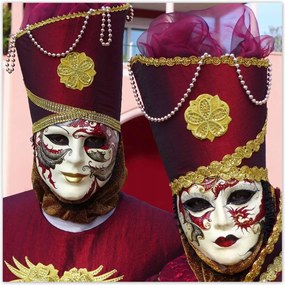 Poszterek 100x100 TĂĄncosok maszkban