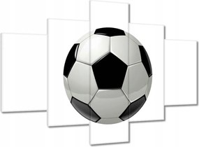 Vászonkép 100x70 Focilabda a lábhoz