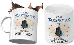 Osztályozó szett Bögre Persely Ajándék Nyomtatott Fotóval