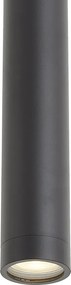 Design függőlámpa fekete GU10 50mm IP44 - Tuba