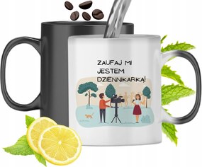 Mágikus Bögre Újságíróknak Színváltós Nyomtatott Fényképpel