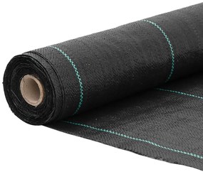 fekete PP talajtakaró membrán 1,5x10 m