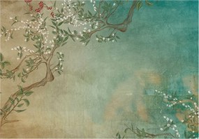 Design fali fotótapéta Flizelin Virágos harmónia 312x219 Ragasztó