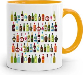 Sárga Bögre Csaposnak Bár Ajándék fényképes nyomtatással