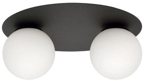 Mennyezeti lámpa SOLAR 2xE14/10W/230V fekete/fehér