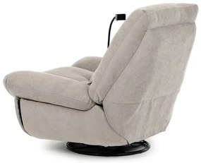 Relax fotel beépített elektromos vezérléssel, bézs szövetkárpittal. TV-7089 LAN2