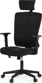KA-W3137 fekete szövet irodai szék hinta mechanizmussal