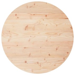 tömör fenyőfa kerek asztallap Ø70 x 3 cm