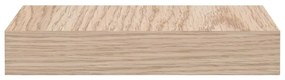 2 db szerelt fa függőpolc 23 x 23,5 x 4 cm