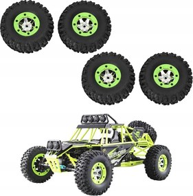 4 Db Rc Wltoys 12428 12423 1:12 Autógumi