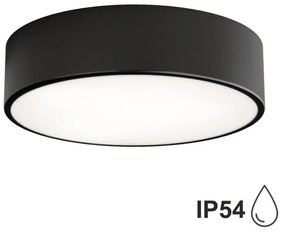 Temar Kültéri mennyezeti lámpa érzékelővel CLEO 2xE27/24W/230V á. 30 cm fekete IP54 5907623600110