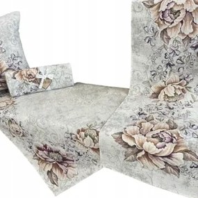 Abrosz asztalra Virág 120x140cm Chenille 1,2x1,4m elegáns teríték