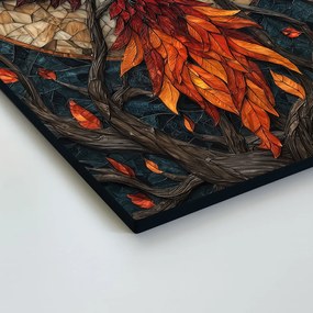 DUBLEZ | Mozaik kép fán - Főnix