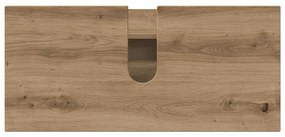 Fürdőszoba bútor szett 3 pcs kézműves tölgy 76.5 x 35 x 64 cm