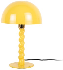 Sárga asztali lámpa fém búrával (magasság 39 cm) Prisa – Leitmotiv