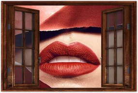 Poszter 60x40 Női ajkak Ajkak