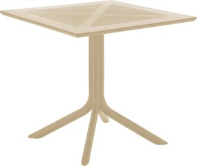 Kerti asztal, szürkésbarna Taupe, DENTON NEW