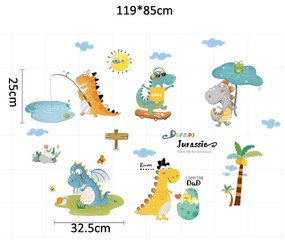 Falmatrica "Dinoszauruszok 11" 119x85cm
