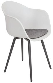 Szürke műanyag kerti szék Zara – Garden Pleasure
