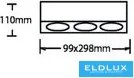 ELDLUX P34-B3 Kocka Mennyezeti Lámpa IP20