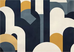 Hálószoba fotótapéta nappaliba geometrikus absztrakt Modern art deco