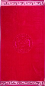 POSEIDON Strandtörölköző magenta 165x90cm