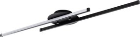 Umut 13296 fekete fém LED függőlámpa, 86 x 17 cm