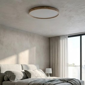 Brilagi - LED dimmelhető lámpatest ALSON LED/72W/230V 3000-6500K, tölgy, Ø 78 cm + távirányító