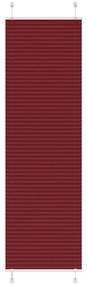 pliszírozott redőny Bordeaux piros 55x200 cm szövetszélesség