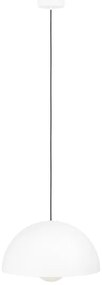 Eglo 901136 - Csillár zsinóron GAETANO 1xE27/40W/230V átm. 38 cm fehér