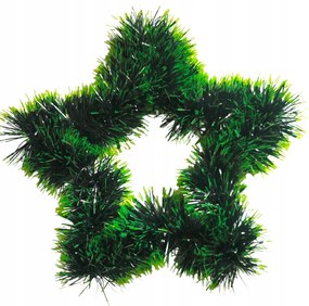 Csillag Karácsonyi Dísz koszorú karácsonyfa 28CM