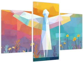 Kép - Virágok őrzője (90x60 cm)