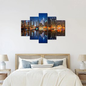 Manhattan képe éjjel (150x105 cm)