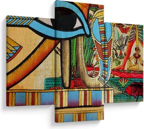 Egyiptomi motívumú kép (90x60 cm)