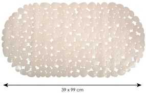 Spirella GALETS csúszásgátló fürdőkád alátét,bézs, 99 x 39 cm
