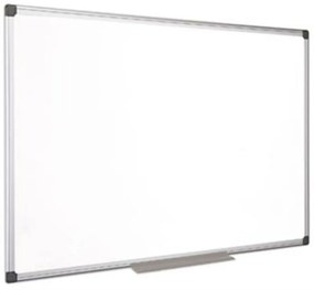 Fehértábla, mágneses, zománcozott, 200x120 cm, alumínium keret, VICTORIA VISUAL (VVIZ09)
