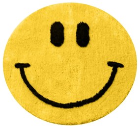 Sárga fürdőszobai kilépő ø 90 cm Yellow Smile – Foutastic