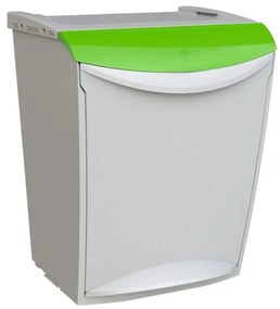 Denox Ekosystem Szelektív hulladékgyűjtő szemetes25 l, zöld - üveg