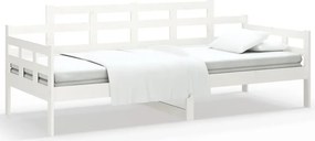 vidaXL fehér tömör fenyőfa kanapéágy 80x200 cm