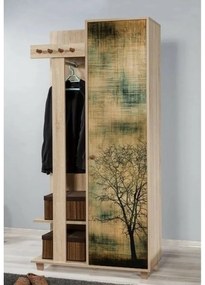 Garmanto Tree Sonoma Oak akasztó szekrénnyel