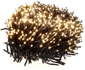 9,9 m-es 768 LED-es sűrű BOA fényfüzér, hálózati adapteres, meleg fehér, 8 világítási mód, időzíthető, IP44