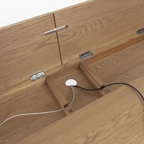 Jakes Natural íróasztal, 120 x 65 cm - Kave Home
