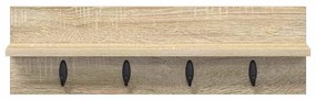 Fali Kabáthorog sonoma tölgy 60 x 10.5 x 18 cm Faanyag