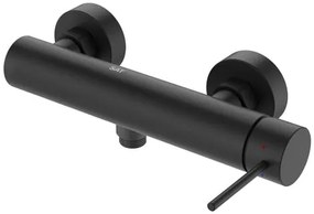Zuhany csaptelep SAT Aurum zuhanyszett nélkül 150 mm fekete matt SATBAUR268C