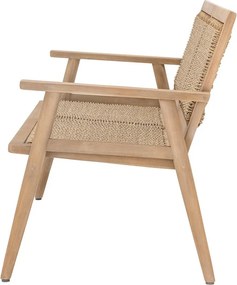 Natúr színű tömörfa kerti kanapé Sorrento – Bloomingville