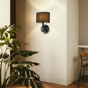 Brilagi - DAYA LED fali lámpa 1xE14/40W/230V + LED/3W fekete