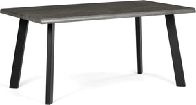Jídelní stůl 160x90cm, mdf, šedý dub, HT-F4516 GREY