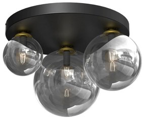MILAGRO MLP8417 REFLEX Loft Mennyezeti Lámpa Fekete, Arany E14 IP20