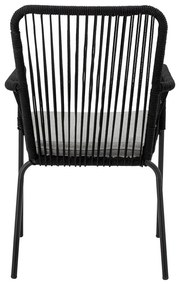 Fekete étkezőszék szett 2 db-os Santino – Bloomingville